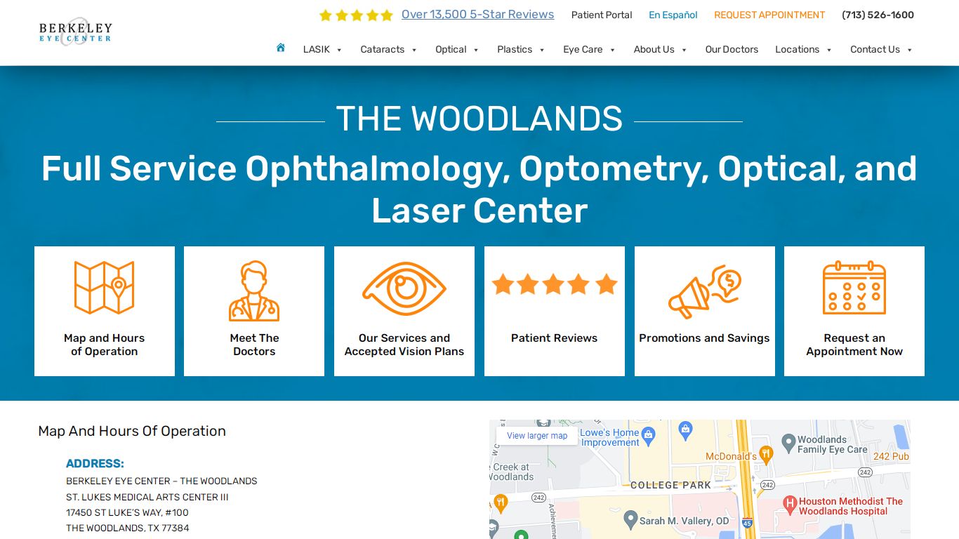 The Woodlands LASIK Surgeon | Laser Eye Surgery in The Woodlands, TX